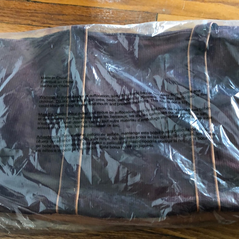 DSW Purple corduroy weekender bag new in bag